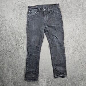 Levis 511 Slim Fit Jeans Mens 34x29 Black Wash Stretch Denim